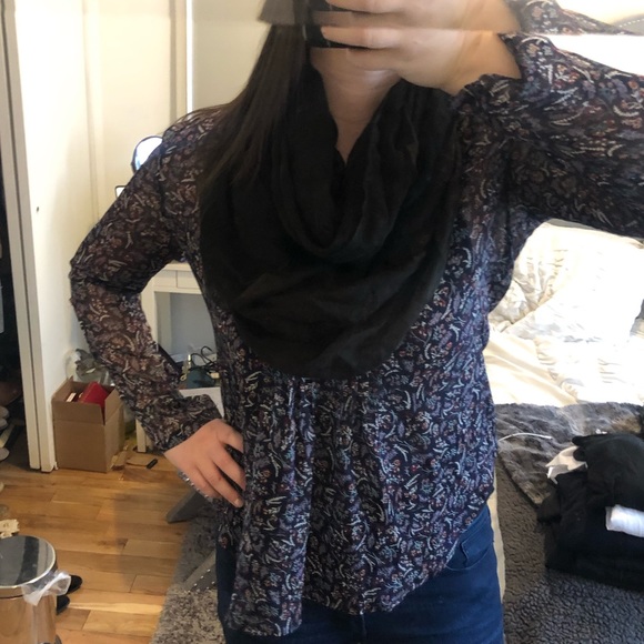 Calvin Klein black infinity scarf - Picture 3 of 4